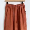 Young Fabulous and Broke  Wide Leg Cropped Linen Pants High Rise Beach C16 Photo 7