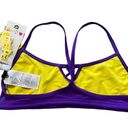 Arena  Rule Breaker Bandeau Bikini Top Size M Purple Competitive Swimsuit Top Photo 2