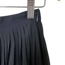 American Eagle  Womens Skirt Size 0 Black Pleated Lined Short Front Long Back Photo 12