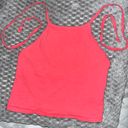 Charlotte Russe Pink Halter Tie Top Photo 1