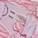 SheIn NWOT  Womens Two Piece Pink Eyelet Ruffle Bikini Set size Small Photo 4