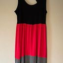 Pink Rose , Women’s, Pink & Black, Sleeveless Dress. Size Medium. Photo 0