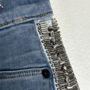 Hudson Jeans HUDSON Luna Embellished Studded Crop Super Skinny Leg denim jeans size 28 Photo 6