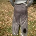 Loft Velvet Grey High Rise Wide Leg Pants Size 8 Photo 3