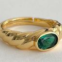 Established Jewelry Emerald Signet Ring Photo 0