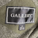 Gallery  Size 12 Olive Green Long Trench with Removable Lining Jacket Photo 10