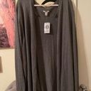 Croft & Barrow Plus Size Womens gray cardigan sweater size 4X New Photo 0