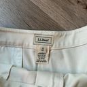 L.L.Bean  Women's Cream Chino Khaki Shorts Size 10 Photo 1