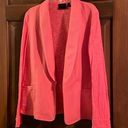 Rafaella  coral blazer jacket, S, cotton/linen blend, soft texture back & sleeves Photo 0