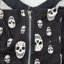 Royal Bones  Sz XXL Halter Top Skull Print Corset Bustier Vtg Horsebit Harness Photo 7