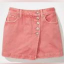 American Eagle NWOT  Outfitters Skirts  Denim Mom Skort Wild Watermelon 10 Photo 4