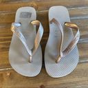 Havaianas  Tiras Rose Gold Flip Flop Sandals 6 Photo 0