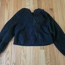 Lululemon Scuba half zip cropped size 0, black, barely worn, perfect condition Photo 0