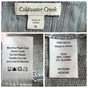 Coldwater Creek  Skirt Pencil Straight Stretch Woven Gray White Women’s Size 16 Photo 2