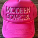 Modern Cowgirl Trucker Hat Pink Photo 0