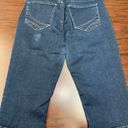 Riders By Lee Size 10 Dark Wash Denim Capris Photo 2