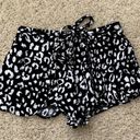 Lulus  black & white animal print shorts size M Photo 1