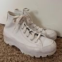 Converse White Lugged High Top Photo 1