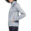 Under Armour New!  Women's Stretch Fleece Full-Zip Sweater Gray Size Small Photo 1