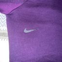 Nike  City Athletic purple zip crop sweater medium‎ Photo 4