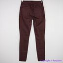 Pistola NEW  Women's Zip Pocket Hannah Cargo Skinny Moto Jeans Burgundy, 25 Photo 10