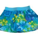 Catalina  Mini Swim Skirt Bottoms Tropical Floral Print Semi-Sheer Overlay S 4/6 Photo 0