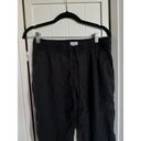 The Loft  Womens Pants Sz XSP XS Petite Black Linen Lyocell Blend with Stretch Photo 4