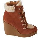 Jessica Simpson 117.  Maelyn Lace-Up Platform Wedge Hiker Boot Size 8 Photo 0