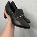 DKNY Sofia Classic Pump Black Leather Closed Toe Heels Photo 1