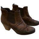 Paul Green  Jano Brown Nubuck Leather Chelsea Ankle Boot Photo 1