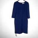 MM.LaFleur NEW  Sz 8 Etsuko Sheath Stretch Blue Dress Photo 1