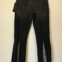 Hudson Jeans NEW NWT HUDSON High Waisted Rise Holly Crop Flare Black Ankle Raw Hem Jeans 25 Photo 7