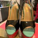 Brand new colorful high heels original 90 now 50 size 6全新高跟鞋原价90现价50 6号 Photo 5