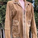 The Territory Ahead Size L  Trimmed Leather Blazer Jacket Southwestern Photo 0