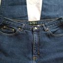 Krass&co Lauren Jeans  Classic Straight Leg Mom Jeans Dark Blue Womens Size 12P 32x27 Photo 0