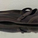 Mudd Vintage Y2K 2000s Dark Brown Faux Leather Preppy Mary Jane Slip On Flats Photo 3