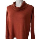 Lou & grey  Super Soft Cowl Neck Sweater, Rust Photo 2