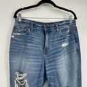 Abercrombie & Fitch  Distressed Annie High Rise Girlfriend Jeans Size 10 / 30 Photo 2