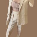 Anthropologie Rachael Wang Oversized oatmeal blazer neutral NWOT size Large Photo 1