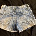 Refuge Acid Washed Denim Shorts Photo 1