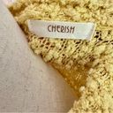 Cherish Yellow Popcorn Sweater Size Small Photo 3