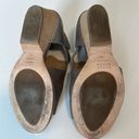 Eileen Fisher  silver/bronze open toe wedge shoes sz 10 Photo 5