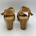 Kork-Ease KORKS Bagley Brown Leather Straps Heeled Sandals Size 8 Y2K Photo 3