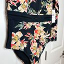 Roxy  -NWT- Garden Long Sleeve Surf Wetsuit One Piece Swim Black Floral | Large Photo 9