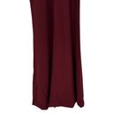 Dress the Population  Sandra Plunge Crepe Trumpet Gown in Burgundy size M NWT Photo 9