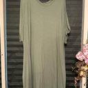 Terra & Sky Green Short Sleeve Dress Photo 0