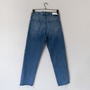 RE/DONE  Stove Pipe High Rise Button Fly Straight Leg Jeans in Mid 70s Size 31 Photo 5