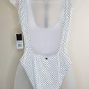 Juicy Couture  White Black Polka Dot One Piece Swim Photo 2