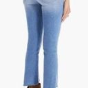 Mother Insider Crop Step Fray Jeans in Shoot To Thrill Denim Size 27 Photo 14