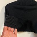 Justice Sparkly Black Cropped Knit Sweater Photo 3